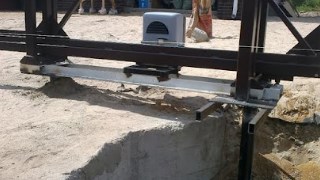 Купить сваи для ворот в Беслан. Заказать ворота на сваях под ключ от 21492 руб